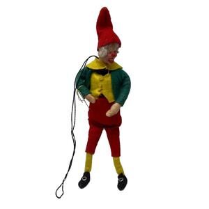 Jays Vintage Leprechaun Doll 10" Handmade in Ireland Traditional Dress Costume